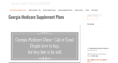 Desktop Screenshot of georgia-medicareplans.com